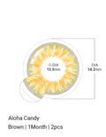 Aloha Candy Brown - LENSTOWNUS