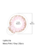 Lighly Lily Marry Pink - LENSTOWNUS