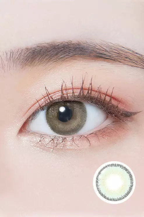 Rose Swan Green Emerald Colored Contacts