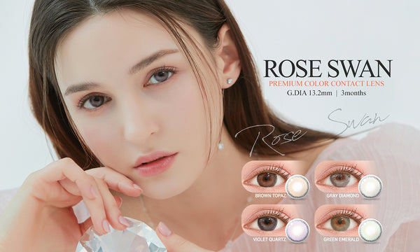 Which contact lens color is the best for brown eyes?_rose swan