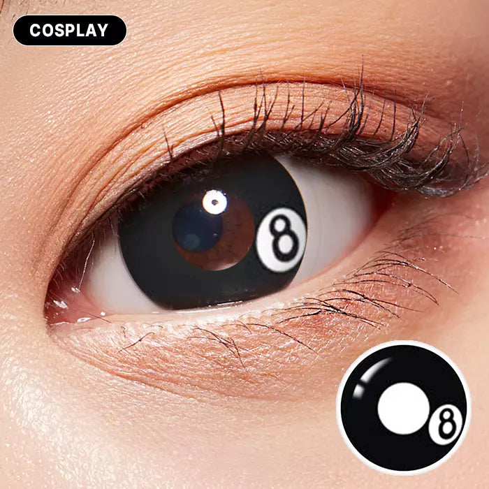 8 Ball Colored Contacts
