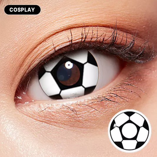 Soccer Ball Colored Contacts