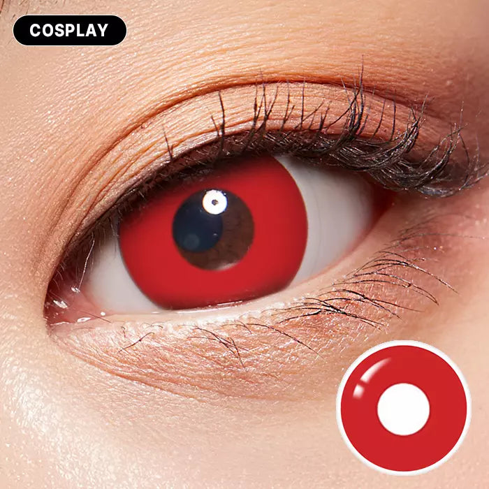 Vampire Red Colored Contacts