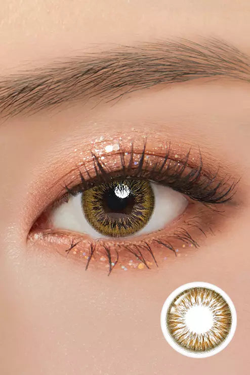 Aria Beach Brown Toric Colored Contacts