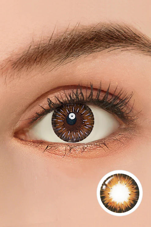 Gemstone brown (2pcs / Monthly) Colored Contacts