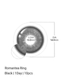 Romantea Ring Black - LENSTOWNUS