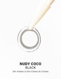 Nudy Coco 1Day Black - LENSTOWNUS