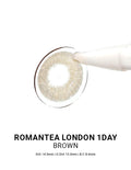 Romantea London 1Day Brown - LENSTOWNUS