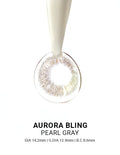 Aurora Bling Pearl Gray - LENSTOWNUS