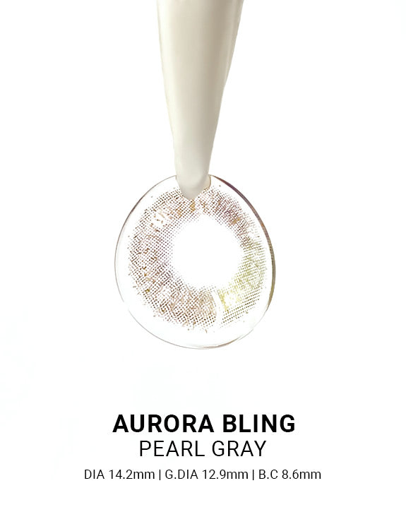 Aurora Bling Pearl Gray - LENSTOWNUS