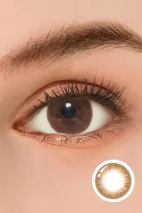 Lighly Classic Light Brown Colored Contacts