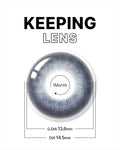 Keeping Lens Monthly Flu Blue