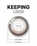 Keeping Lens Monthly Sleek Brown