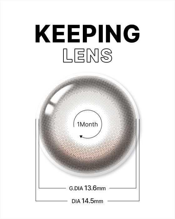 Keeping Lens Monthly Sleek Brown
