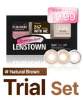 Natural Brown Trial SET #2 - LENSTOWNUS