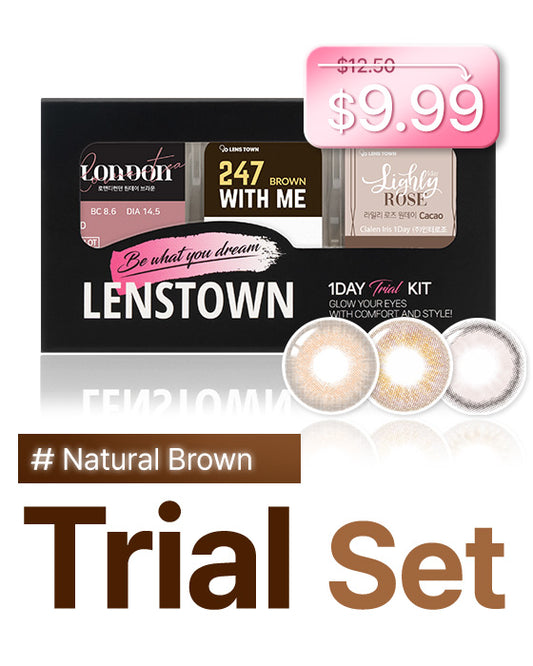 Natural Brown Trial SET #2 - LENSTOWNUS