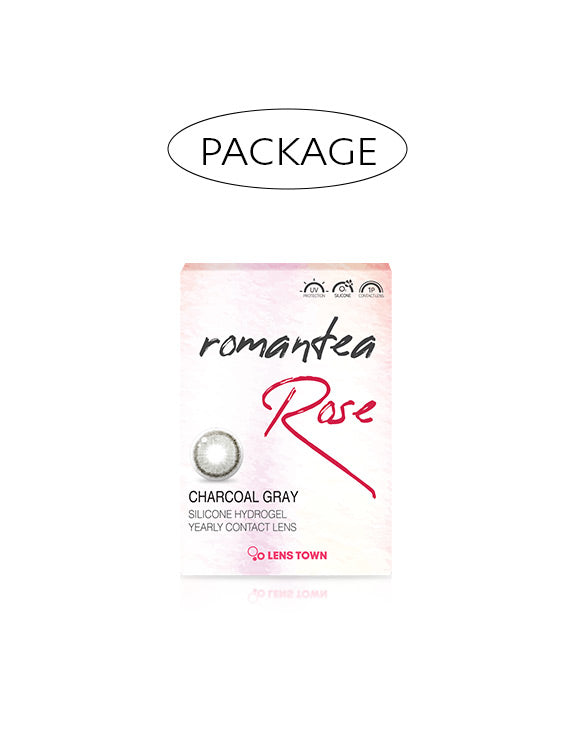 Romantea Rose Charcoal Gray - LENSTOWNUS