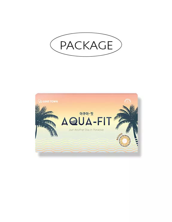Aqua fit Brown (2pcs / Monthly) Colored Contacts