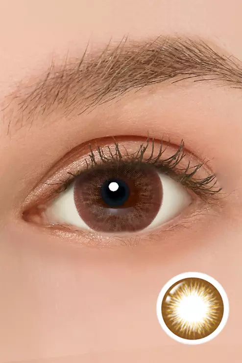 Silimedi Palm Brown Colored Contacts