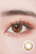 Star Loves Moon Brown (2pcs / 3Months) Colored Contacts