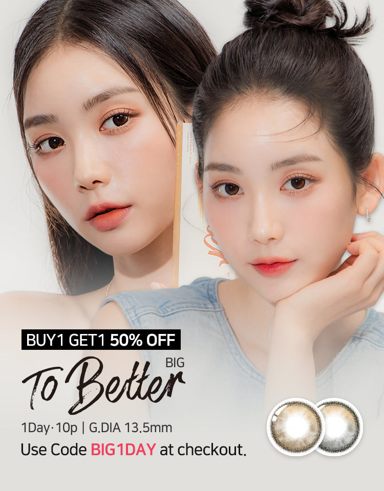 Tobetter big 1day colored contacts buy one get one half price