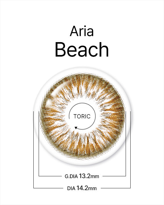 Aria Beach Brown Toric - LENSTOWNUS