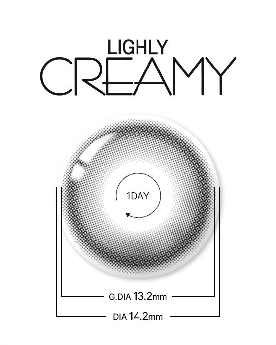 Lighly Creamy Black - LENSTOWNUS