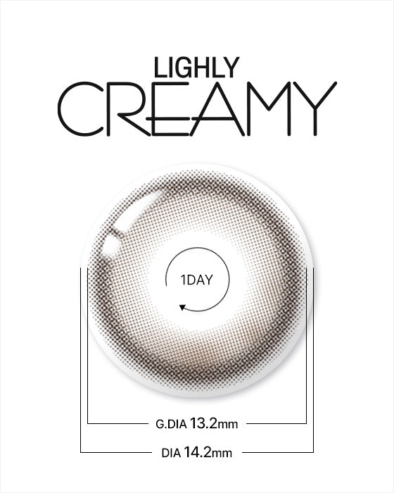 Lighly Creamy Brown - LENSTOWNUS