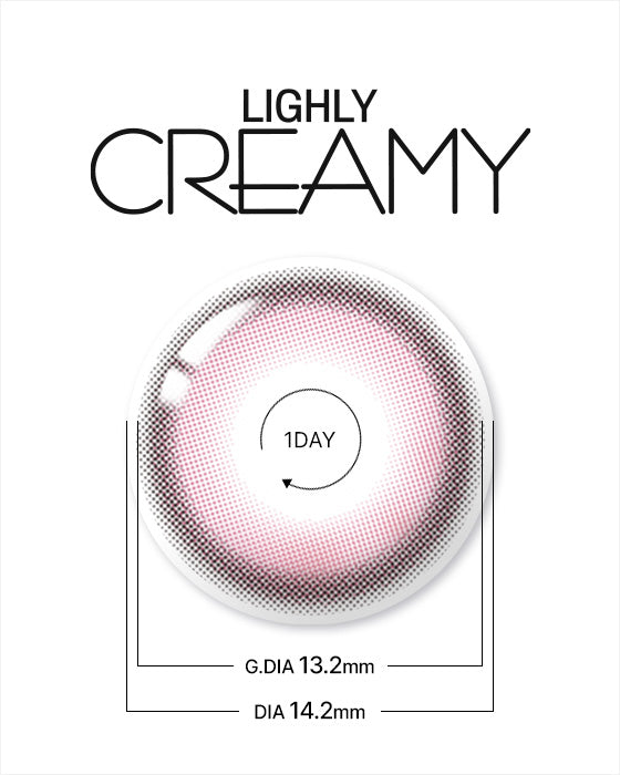 Lighly Creamy Rose - LENSTOWNUS