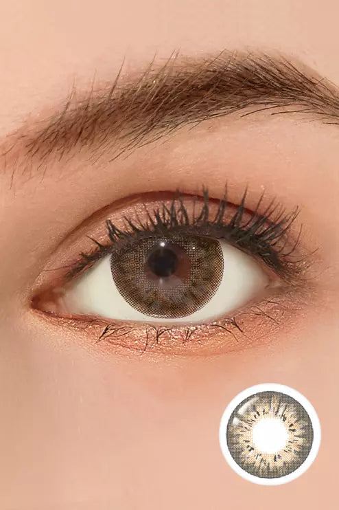 Vocati Light Brown (2pcs / 6Months) Colored Contacts