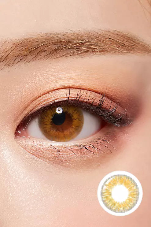 Jelly Pong Brown (2pcs / Monthly) Colored Contacts