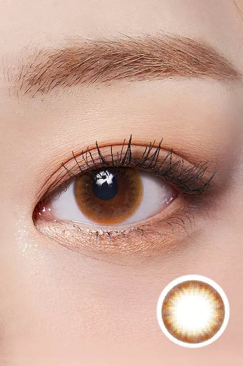 Unisome Brown (2pcs / Monthly) Colored Contacts