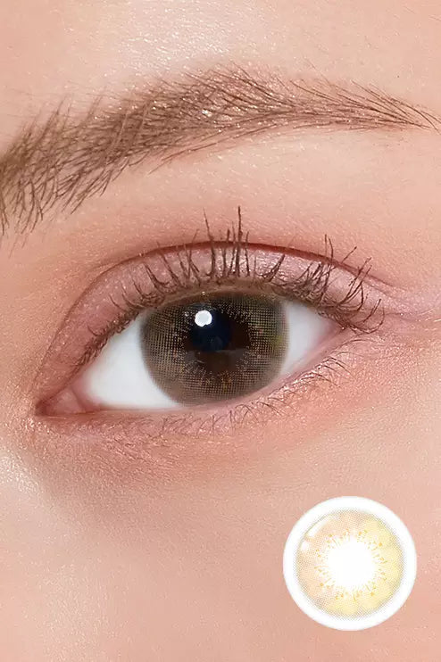Lighly Vanada Orange Brown Colored Contacts