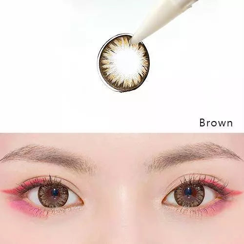 Back to Basic Macaron Brown Colored Contacts