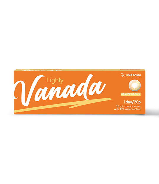 Lighly Vanada Orange Brown Colored Contacts