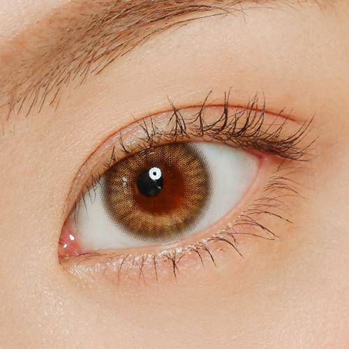  Lighly Pastel Brown Colored Contacts