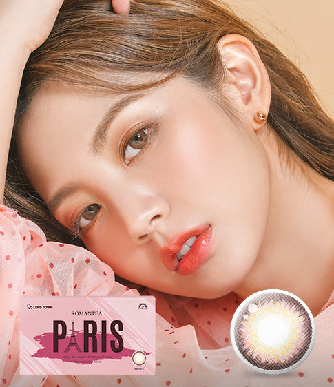  Romantea Paris Pink Brown Colored Contacts
