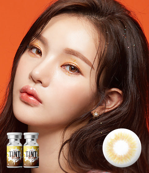  Tint Bling Brown  (2pcs / Monthly) Colored Contacts