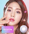 Tint Bling Unicorn Violet  (2pcs / Monthly) Colored Contacts