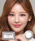  Unisome Gray  (2pcs / Monthly) Colored Contacts