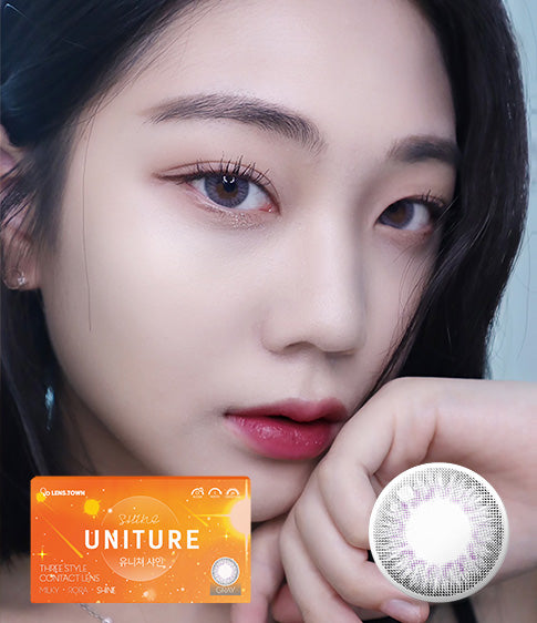  Uniture Shine Gray Colored Contacts