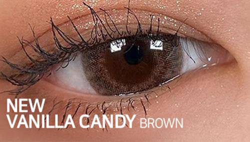  New Vanilla Candy Brown Colored Contacts